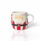 Handmade Christmas Santa Mug - Festive Holiday Coffee Mug