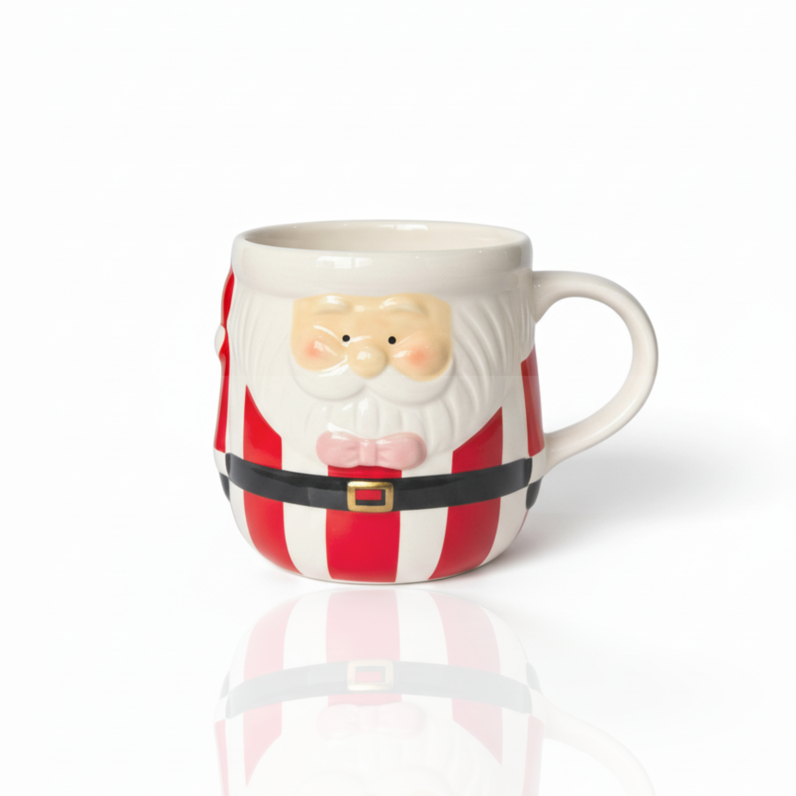 Handmade Christmas Santa Mug - Festive Holiday Coffee Mug