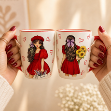 Premium Ceramic Mug Bundle – Set of 2 (330ml) | Multiple Designs