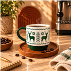 Nordic Reindeer Christmas Mug – 310ml - ceramic mug, view 4 of 4