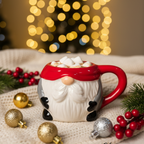 Mini Ceramic Mug - Classic White Design