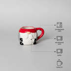 Mini Ceramic Mug - Classic White Design