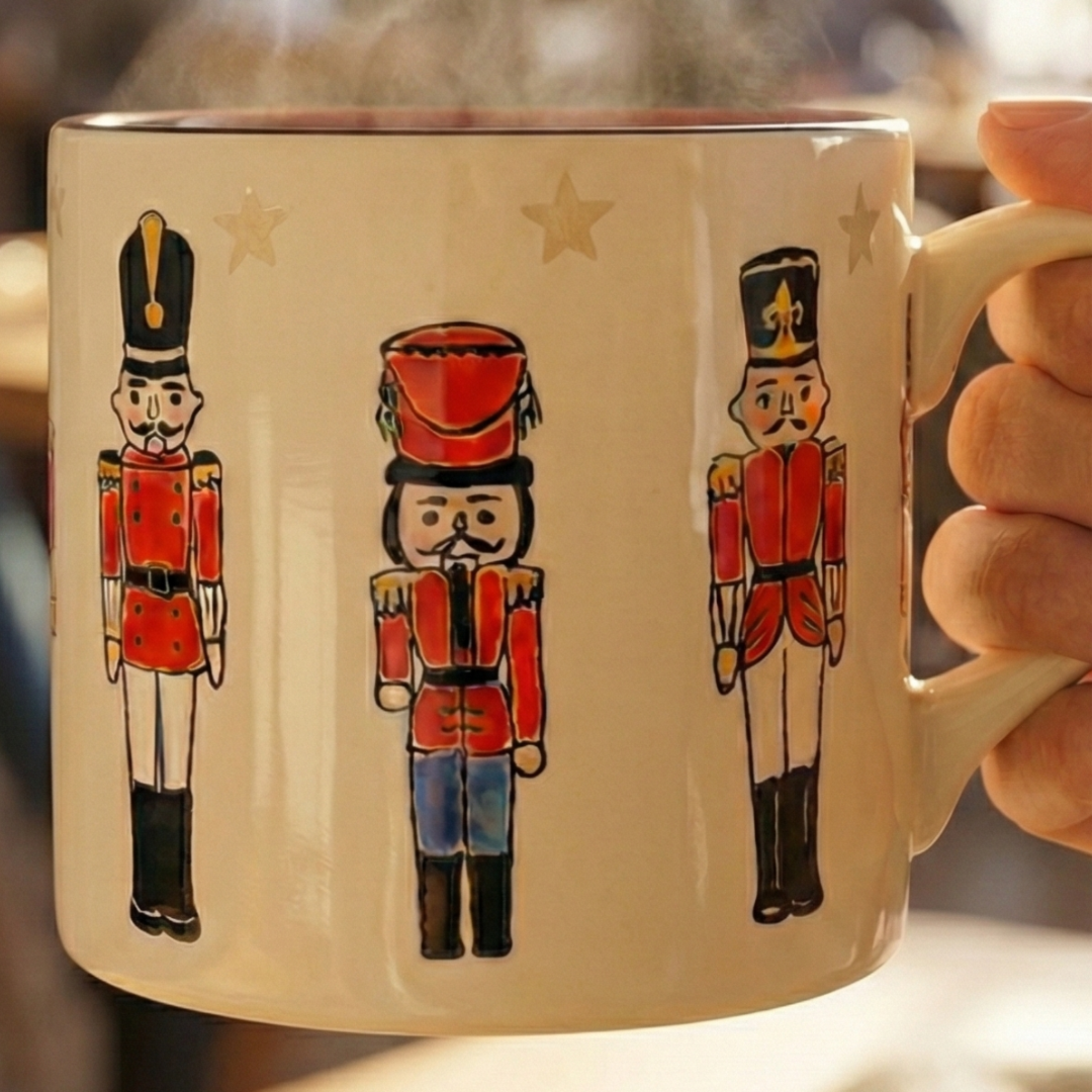 Nutcracker Holiday Mug – 500 ml Christmas Edition for Festive Cheer