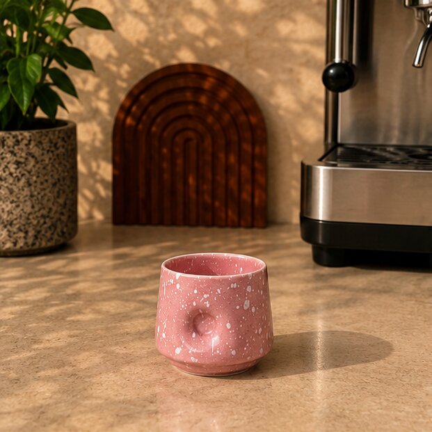 Pink Pebble Espresso Cup – 100ml