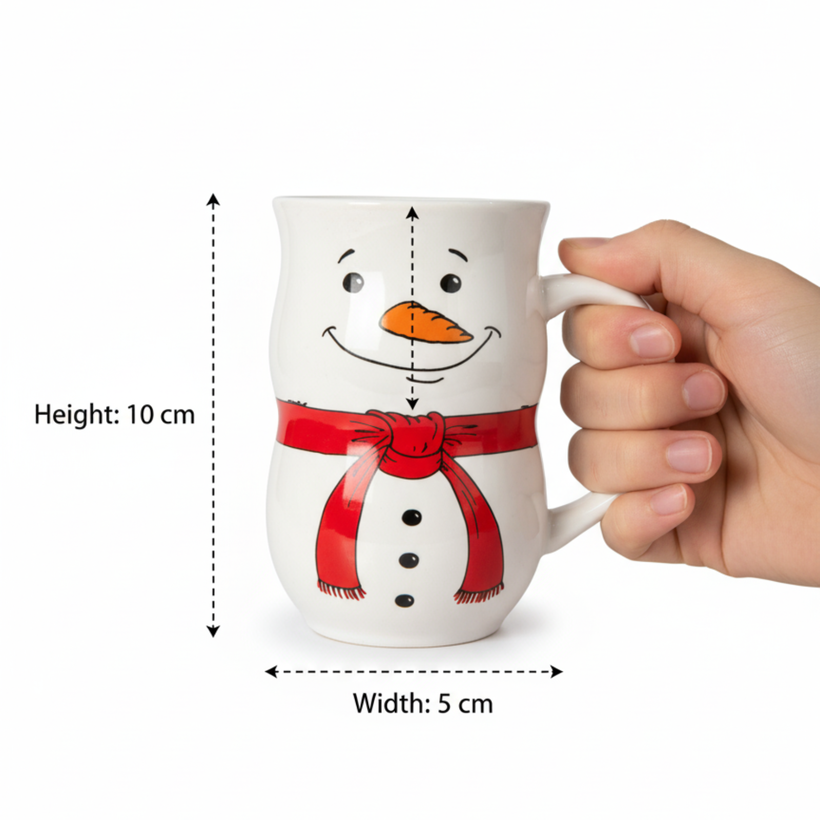 SnowMan Cozy Mug - Festive Winter Coffee Mug