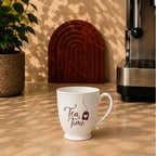 Tea Time White Ceramic Mug 330ml