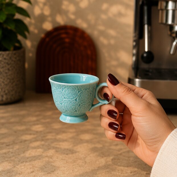 Turquoise  Espresso Cup 90ml