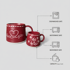 Love Set Mug - Romantic Couple Coffee Mug Set